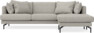 Harper - 4-sits med schäslong höger  - Beige