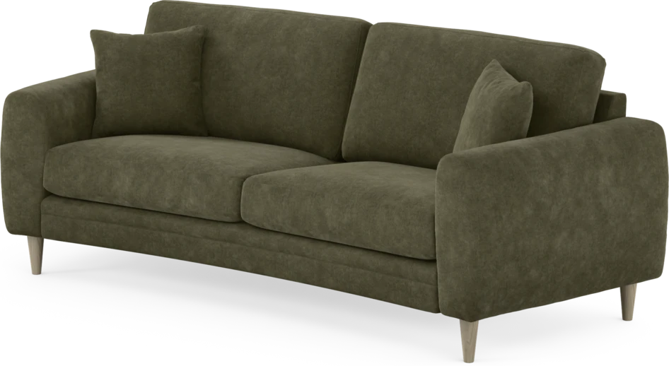 Eden - 2,5-sits soffa svängd - Grön