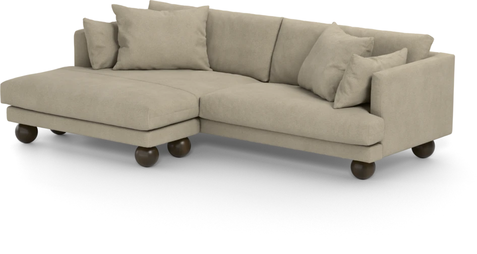 Harper - 4-sits med schäslong XL vänster - Beige