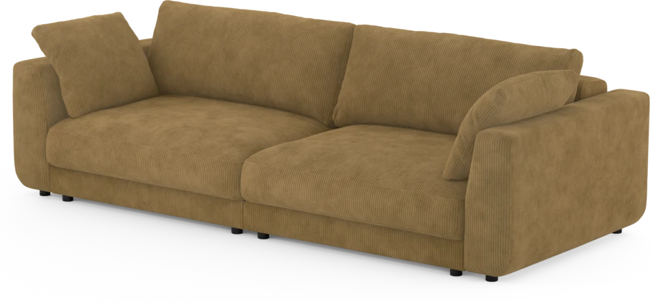 Amie - Bäddsoffa 4-sits - Gul