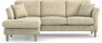 Eden - 2-sits soffa med schäslong - Beige