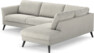 Bridge - 3-sits soffa med divan höger - Grå