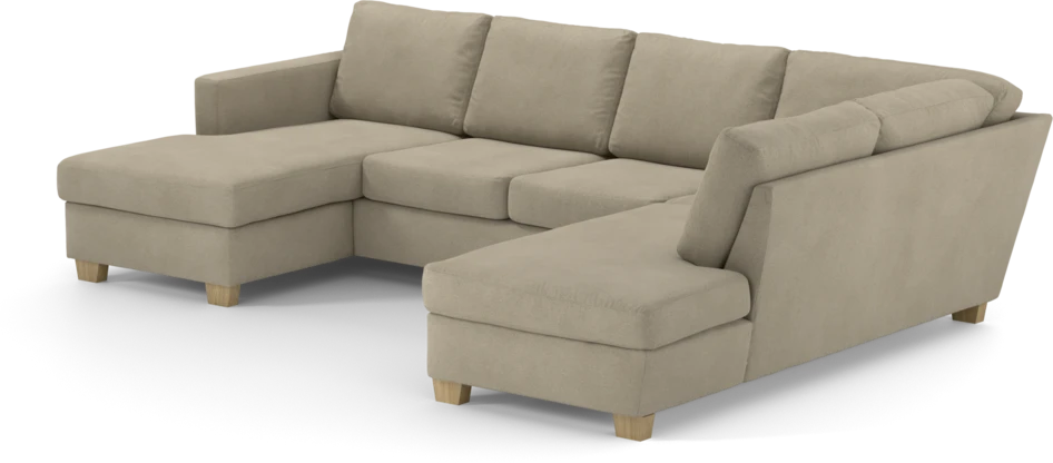 Friday - 3-sits soffa med schäslong vänster och divan höger - Beige