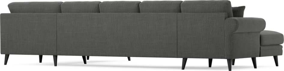 Eden - 3-sits soffa med schäslong vänster och divan höger - Grå