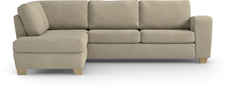 Friday - 2,5-sits soffa med divan vänster - Beige
