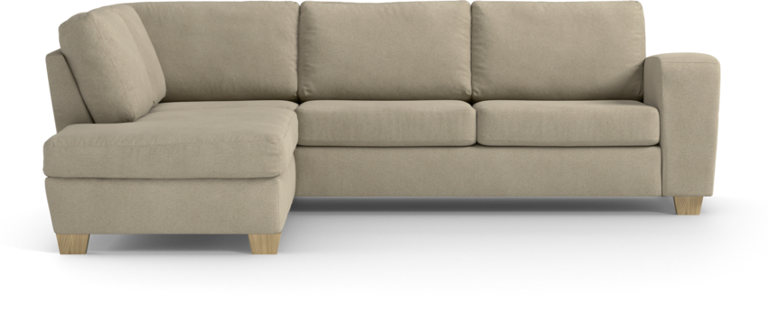 Friday - 2,5-sits soffa med divan vänster - Beige