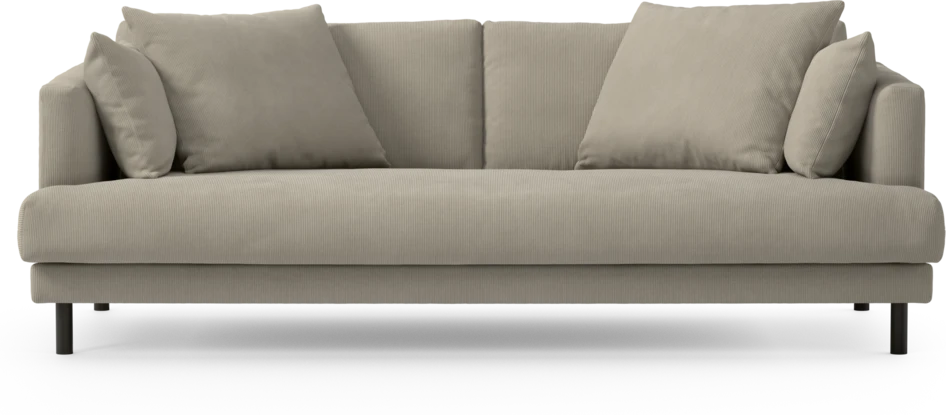 Harper - 3-sits soffa, hel dyna - Beige
