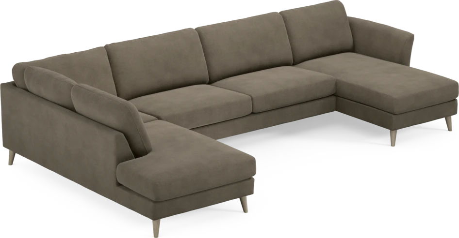 Bridge - 3-sits soffa med divan vänster och schäslong höger - Beige