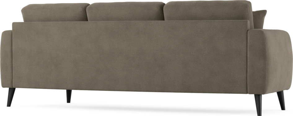 Eden - 3-sits soffa svängd - Beige