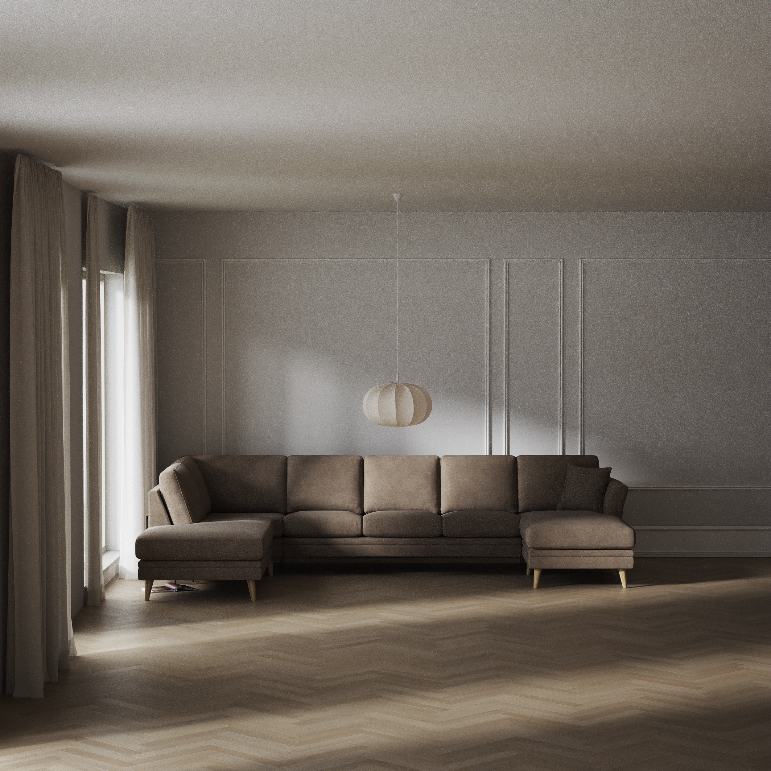Eden - 3-sits soffa med divan vänster och schäslong höger - inspiration
