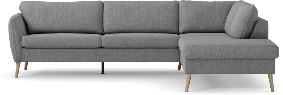 County - 2,5-sits soffa med divan höger - Grå