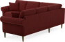 Eden - Hörnsoffa, 2+2-sits - Röd