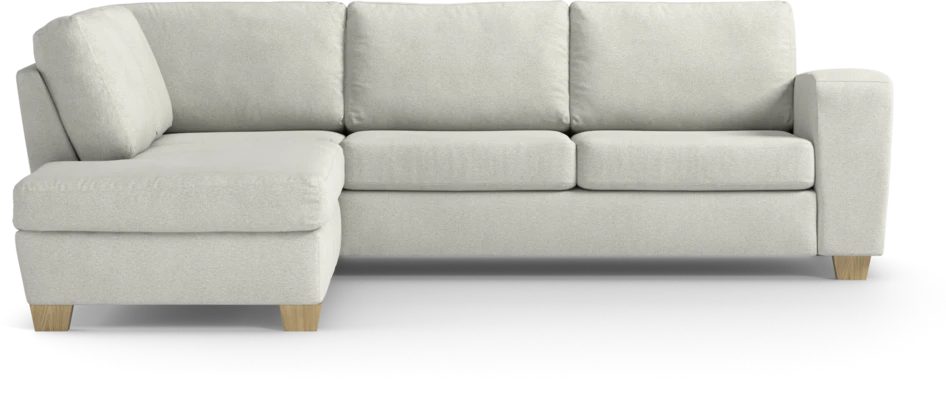 Friday - 2,5-sits soffa med divan vänster - Vit