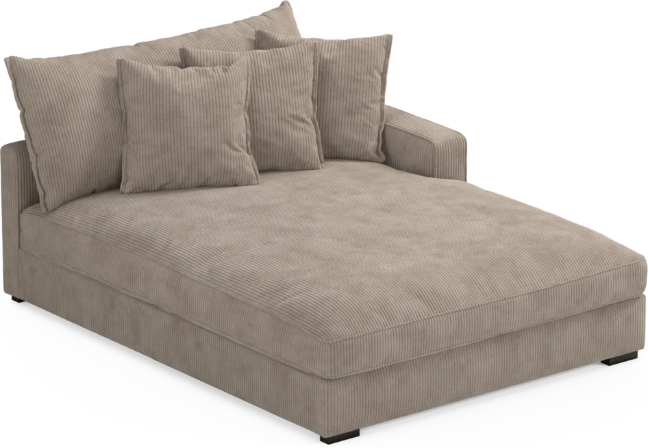 Rossi - Schäslong XL höger - Beige