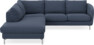 Madison - 2-sits soffa med divan vänster - Blå