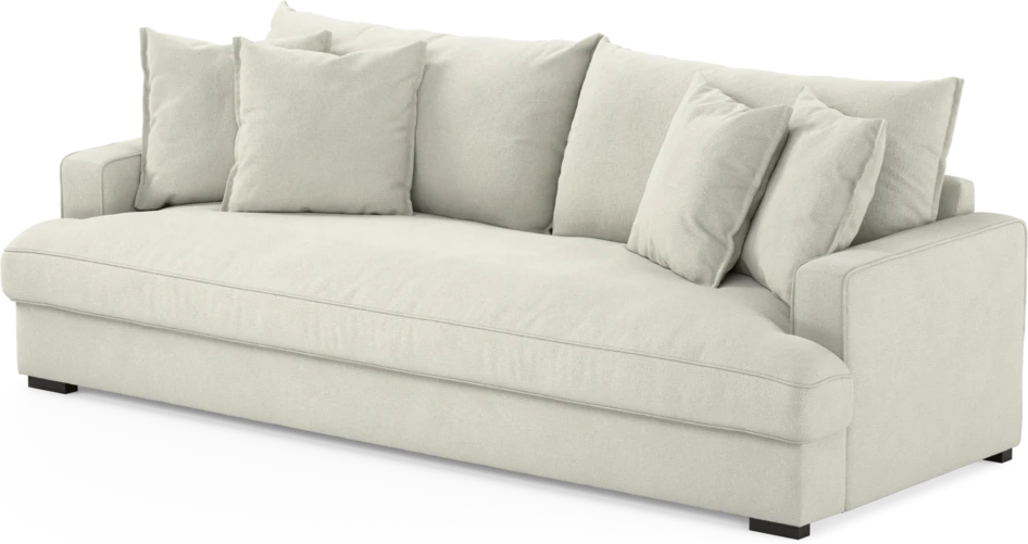 Mila - 4-sits soffa, hel dyna - Vit