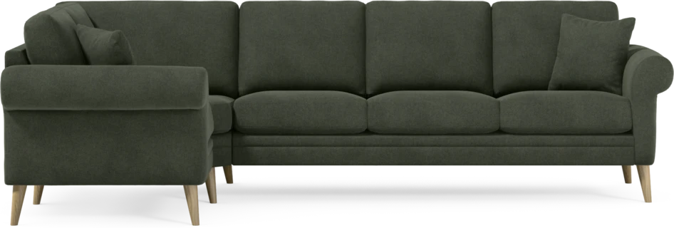 Eden - Hörnsoffa, 1+3-sits - Grön