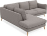 Madison - 2-sits soffa med divan vänster - Grå