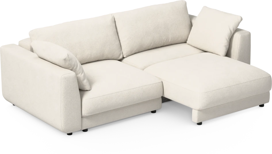 Amie - Bäddsoffa 3-sits - Vit
