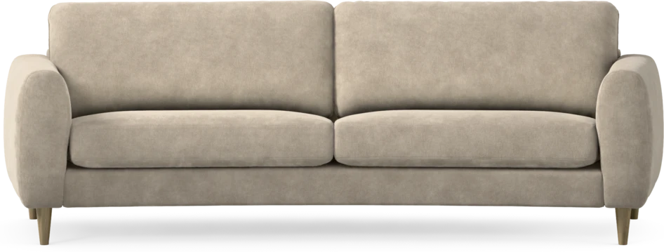 Bridge - 3-sits soffa svängd - Beige