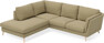 Madison - 2-sits soffa med divan vänster - Gul