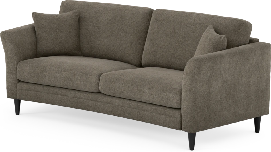 Eden - 2,5-sits soffa svängd - Brun