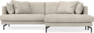 Harper - 4-sits med schäslong XL höger - Beige