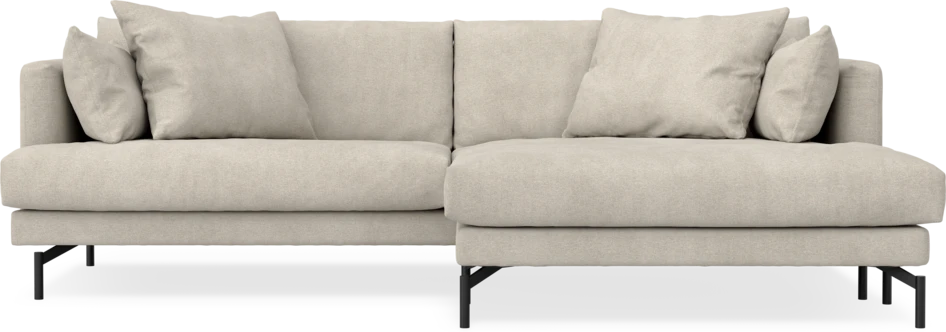 Harper - 4-sits med schäslong XL höger - Beige