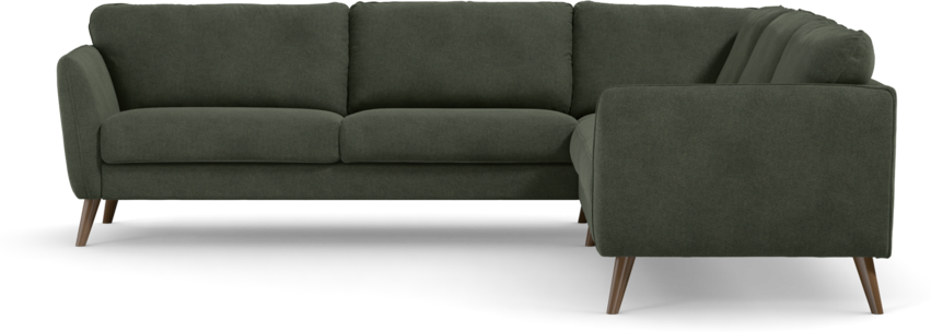 Bridge - Hörnsoffa, 3+3-sits - Grön