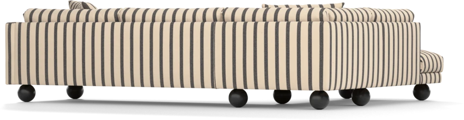 Harper - 3-sits soffa med divan vänster - Flerfärgad