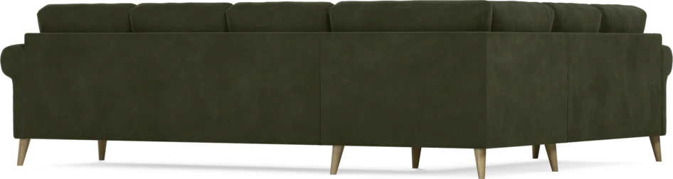 Eden - Hörnsoffa, 2+3-sits - Grön