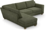 Friday - 2,5-sits soffa med divan vänster - Grön