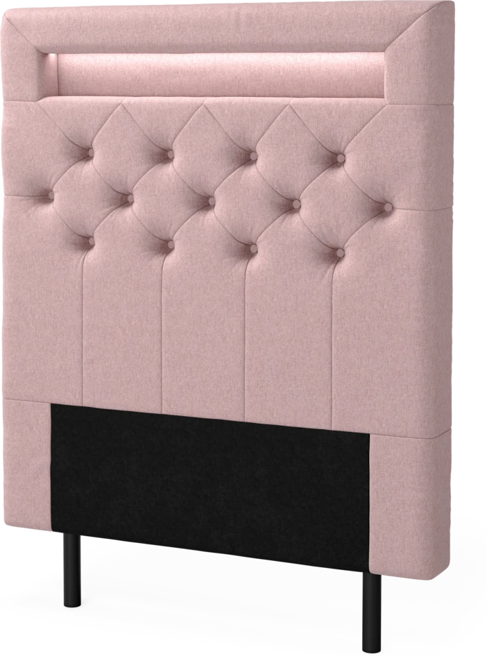 New York led - Sänggavel, 90-210 cm - Rosa