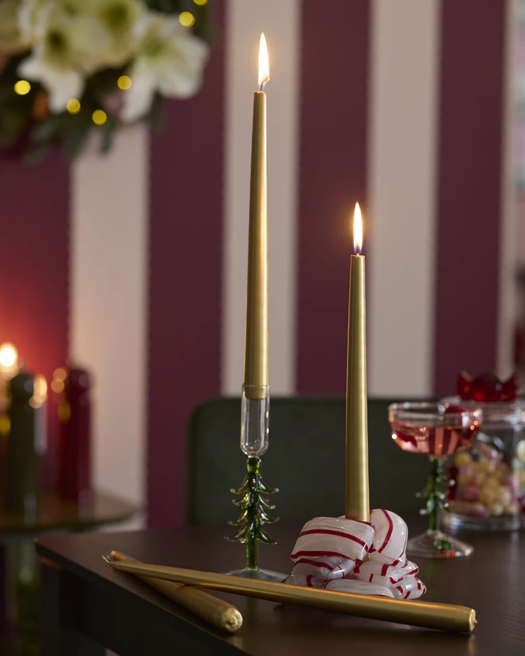 Festive - Antikljus, H33 Ø2,2 cm, 8,5h brinntid - inspiration
