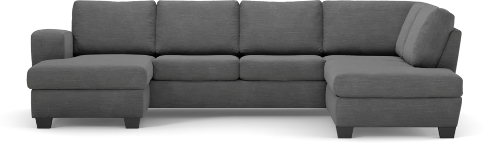 Friday - 3-sits soffa med schäslong vänster och divan höger - Grå