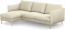 Madison Lux - 2-sits soffa med schäslong vänster - Vit