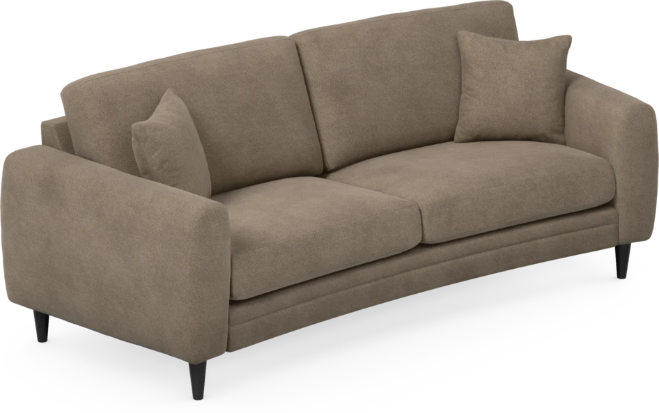 Eden - 2,5-sits soffa svängd - Brun