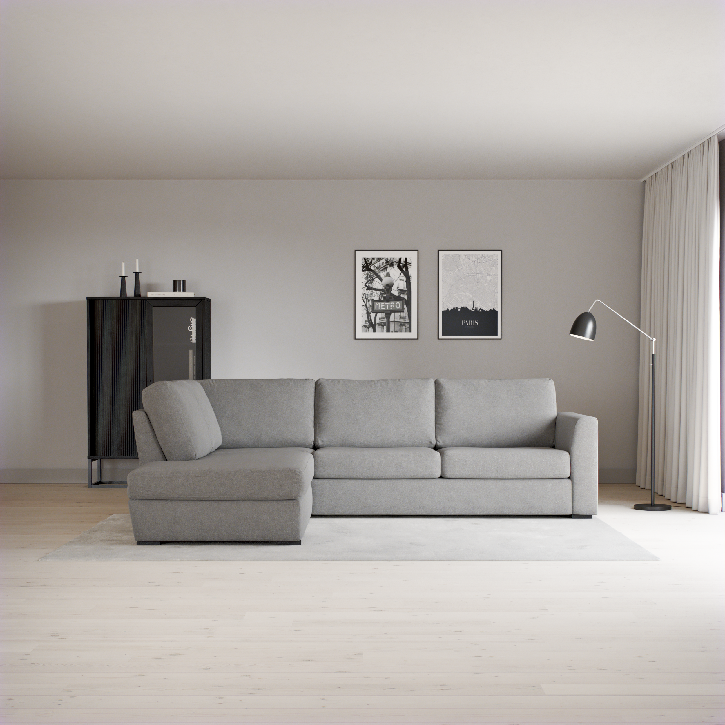 Friday - 2,5-sits soffa med divan vänster - inspiration