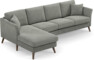 Eden - 3-sits soffa med schäslong - Grå