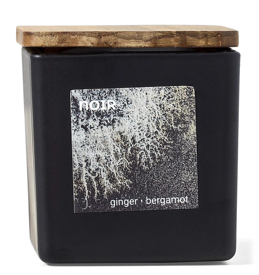 Noir - Doftljus, Ginger & Bergamot, brinntid 8h, 60 gr - Svart