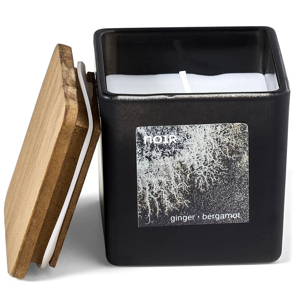 Noir - Doftljus, Ginger & Bergamot, brinntid 8h, 60 gr - Svart