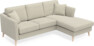 Eden - 2-sits soffa med schäslong - Beige