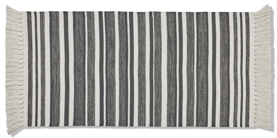 Siri - Bomullsmatta 80x150 cm - Svart