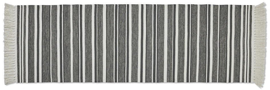Siri - Bomullsmatta 80x250 cm - Svart