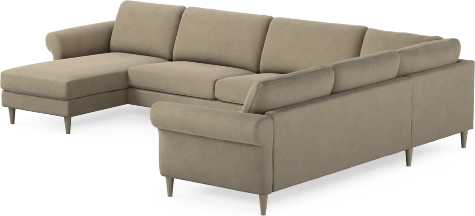 Bridge - Hörnsoffa, 3+2-sits med schäslong vänster - Beige