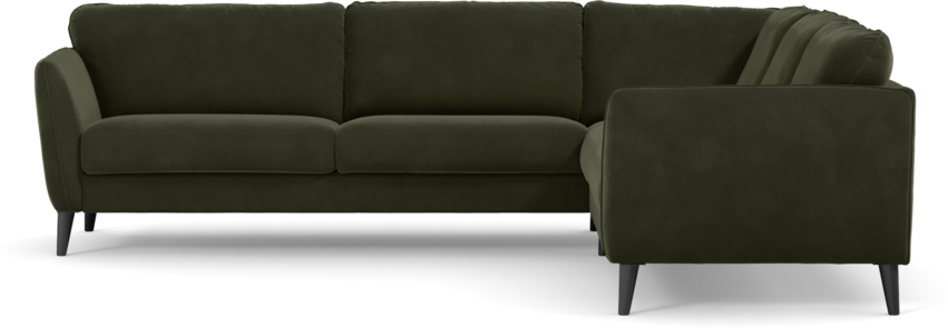 Bridge - Hörnsoffa, 3+2-sits - Grön