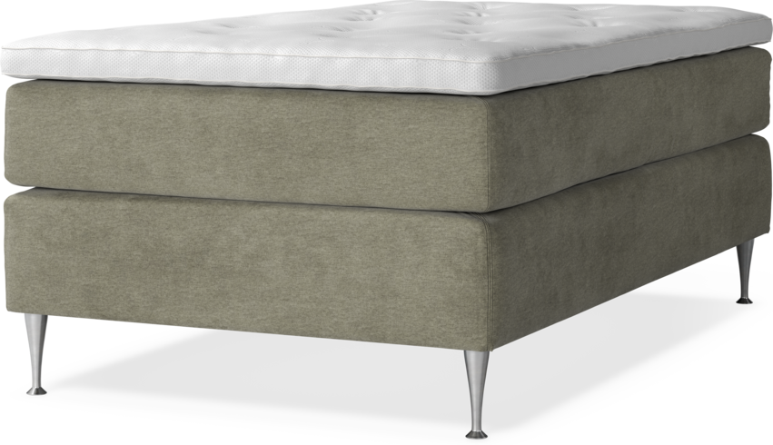 Delux Dream - Kontinentalsäng, enkelsäng med bäddmadrass - Beige