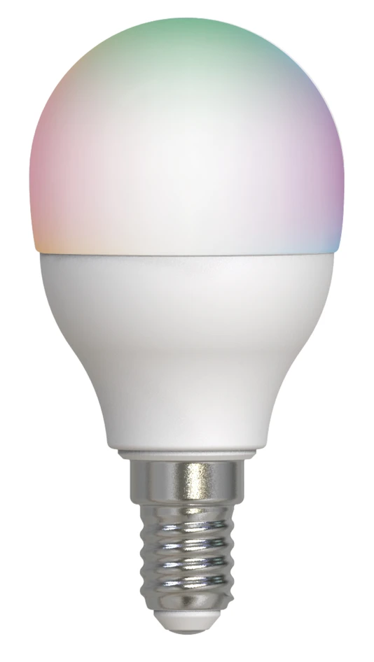 Smarta hem AIRAM - Ljuskälla E14 4,9W Smarta Hem klotlampa 470lm - Vit