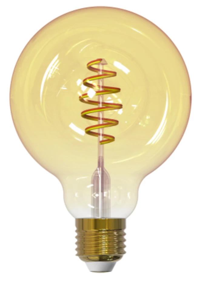 Smarta hem AIRAM - Ljuskälla E27 5,5W Smarta Hem klotlampa 350lm - Beige