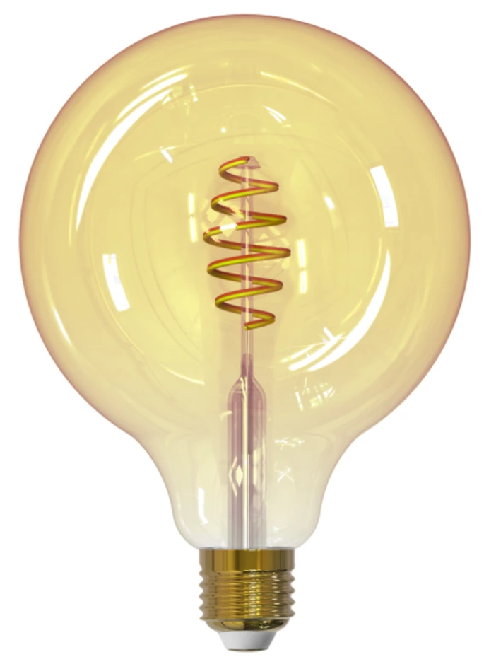 Smarta hem AIRAM - Ljuskälla E27 5,5W Smarta Hem klotlampa 350lm - Beige